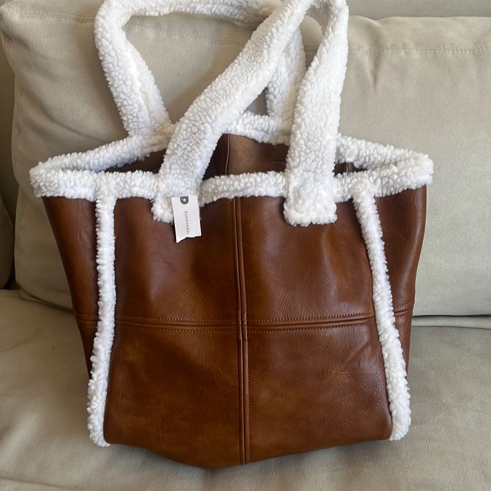 COPY - Brand New Anthropologie Real Leather Tote Bag